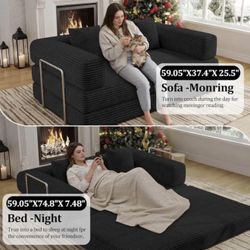 ✨Brand New Convertible Sleeper Sofa✨