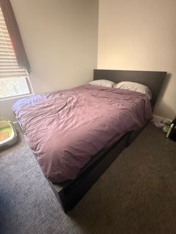 Queen Size bed from IKEA (MALM  bed model) + VIBE mattress
