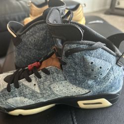Wash Denim Retro 6 - Size 10.5