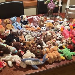 Huge Ty Beanie Babies Lot ~70 w/ Tags