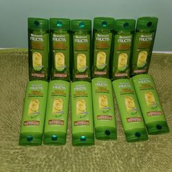 6 Shampoo And 6 Conditioner Garnier Fructis 12oz Triple Nutrition Avocado Oil