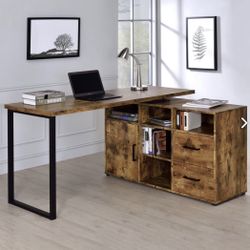 Brand new L-shape Desk With Swing Top