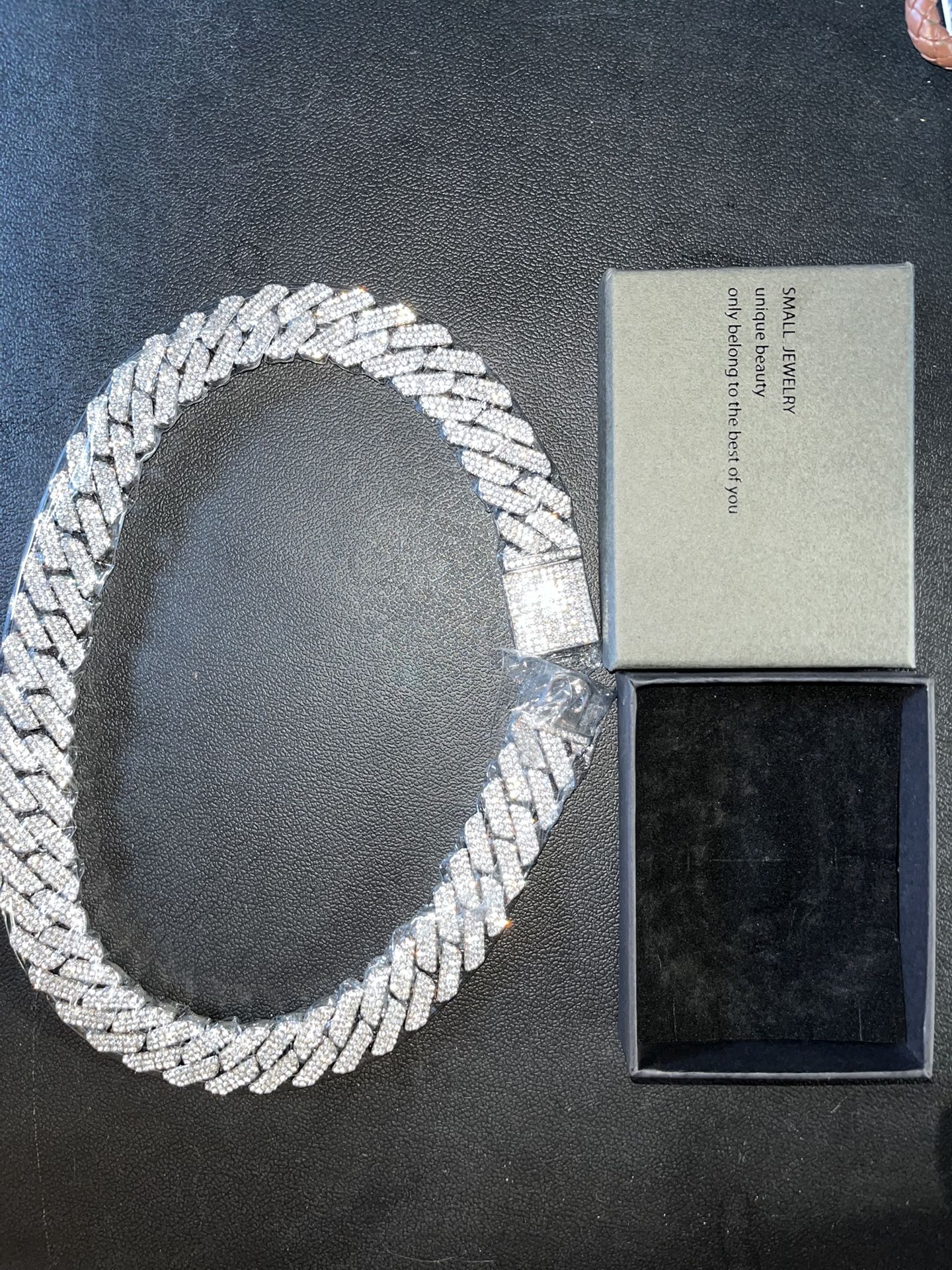 Silver Diamond Necklace
