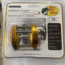 Bass Pro Shops Mega Cast MCM 1000 Bait Casting Reel