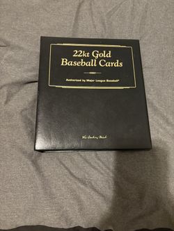 22kt Baseball Cards
