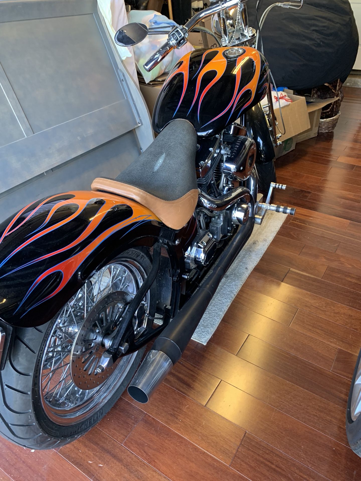 Custom ProStreet soft tail 2014 / 550 Miles Sale/ Trade