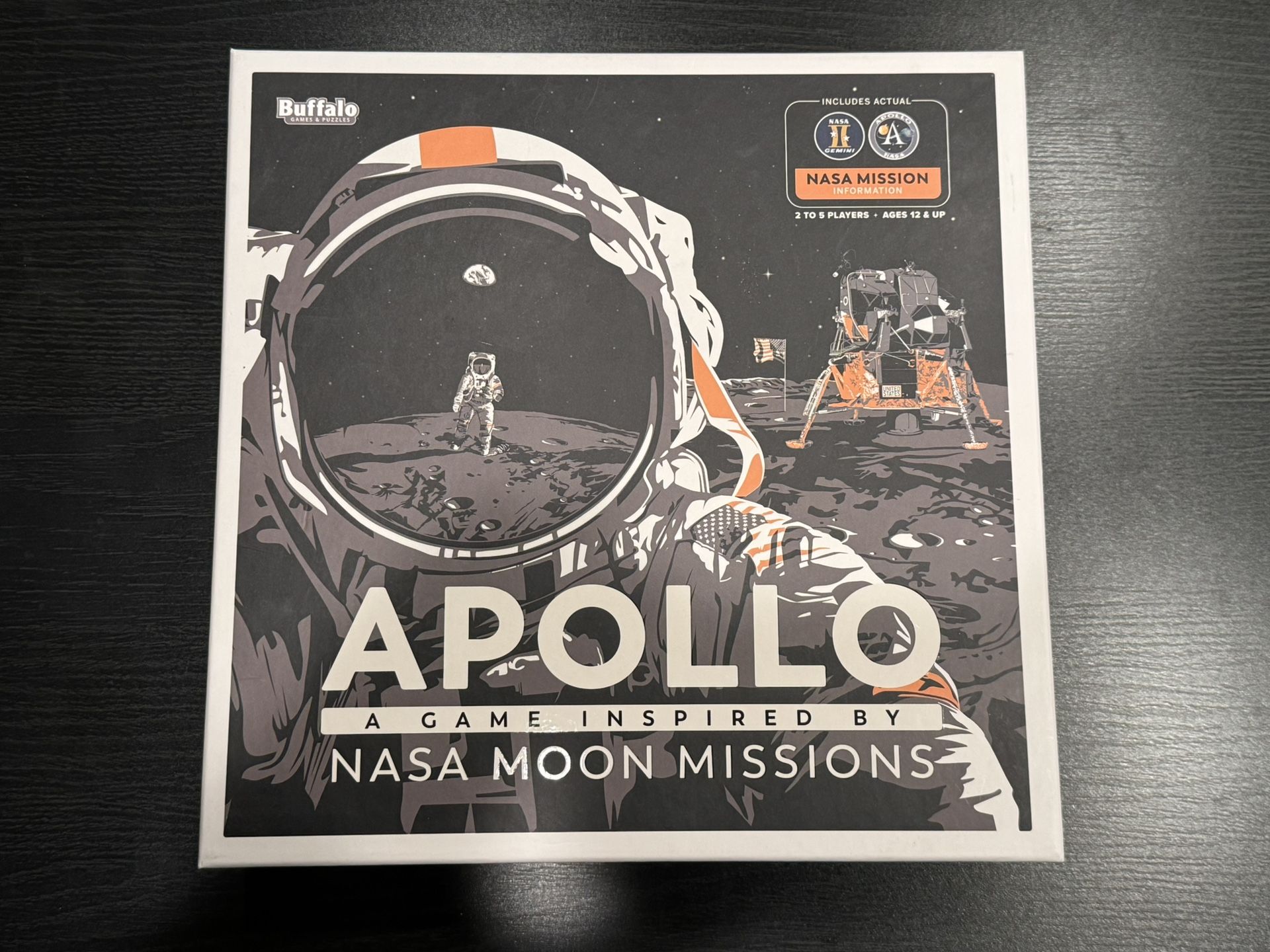 Apollo: A Collaborative Game Inspired By Nasa Moon Missions Board Game Brand New