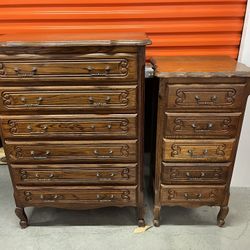 Vintage French Provincial Dresser Set 