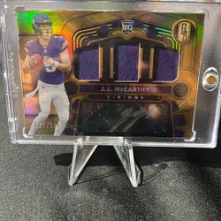 JJ McCarthy 2024 Gold Standard RPA  triple patch /149