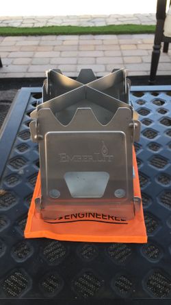 EmberLit wood backpacking stove