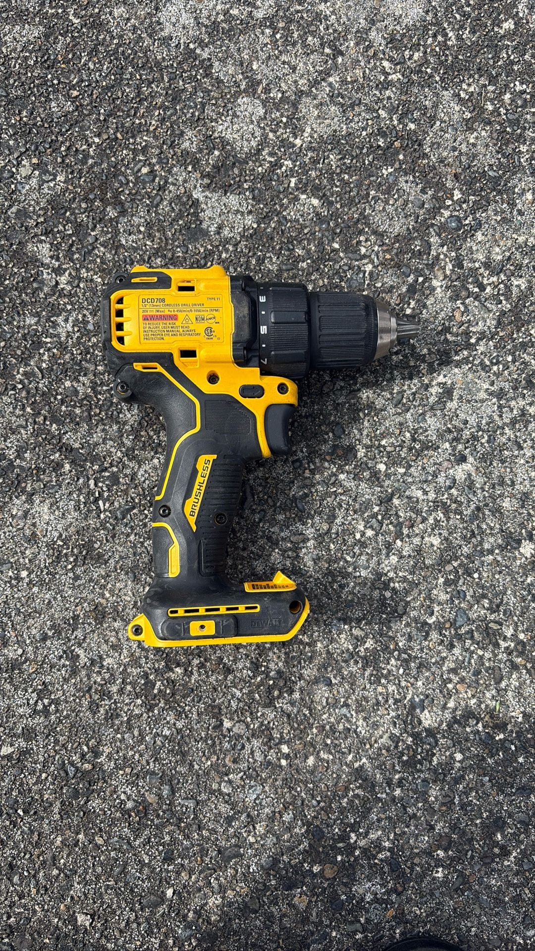 Dewalt Half Inch Cordless Drill, Driver Atomic Compact Series