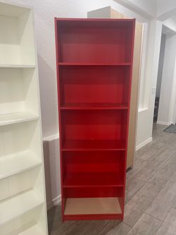 IKEA GERSBY Red Bookcase