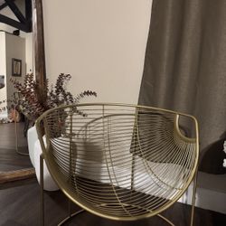 Modern Accent Gold Chairs ($70 Both OBO)