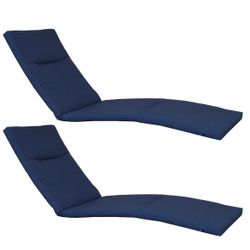 Members Mark Sunbrella Chaise Lounge Cushions 2 Pack New In Box