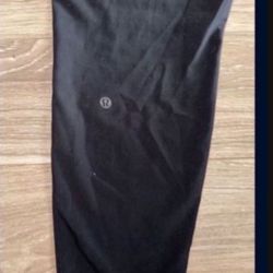 WOMENS LULULEMON SIZE 6 PANTS BLACK DRAWSTRING WAIST & POCKETS LIGHT WEIGHT