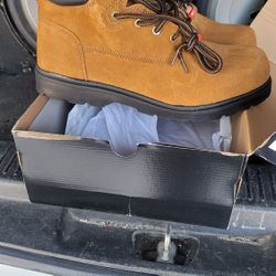 Men Brand New Work Boots Not Steel Toe . 45 At Walmart Sellimg For 30. Size 13