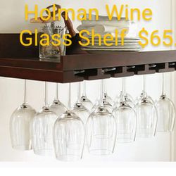 #308...Wine Glass Rack/Shelf