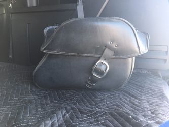Genuine Honda leather riding bag