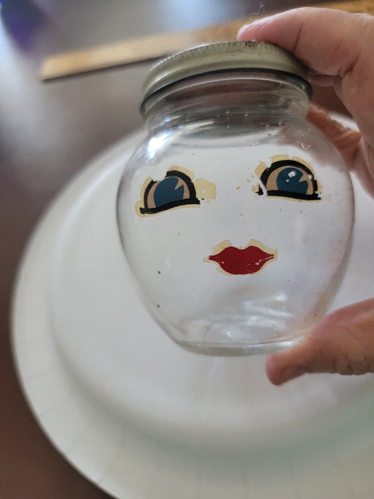 Vintage HAZEL ATLAS JAM JAR