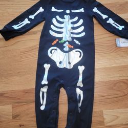 Carter Glow In Dark Pjs Sz 12 Months