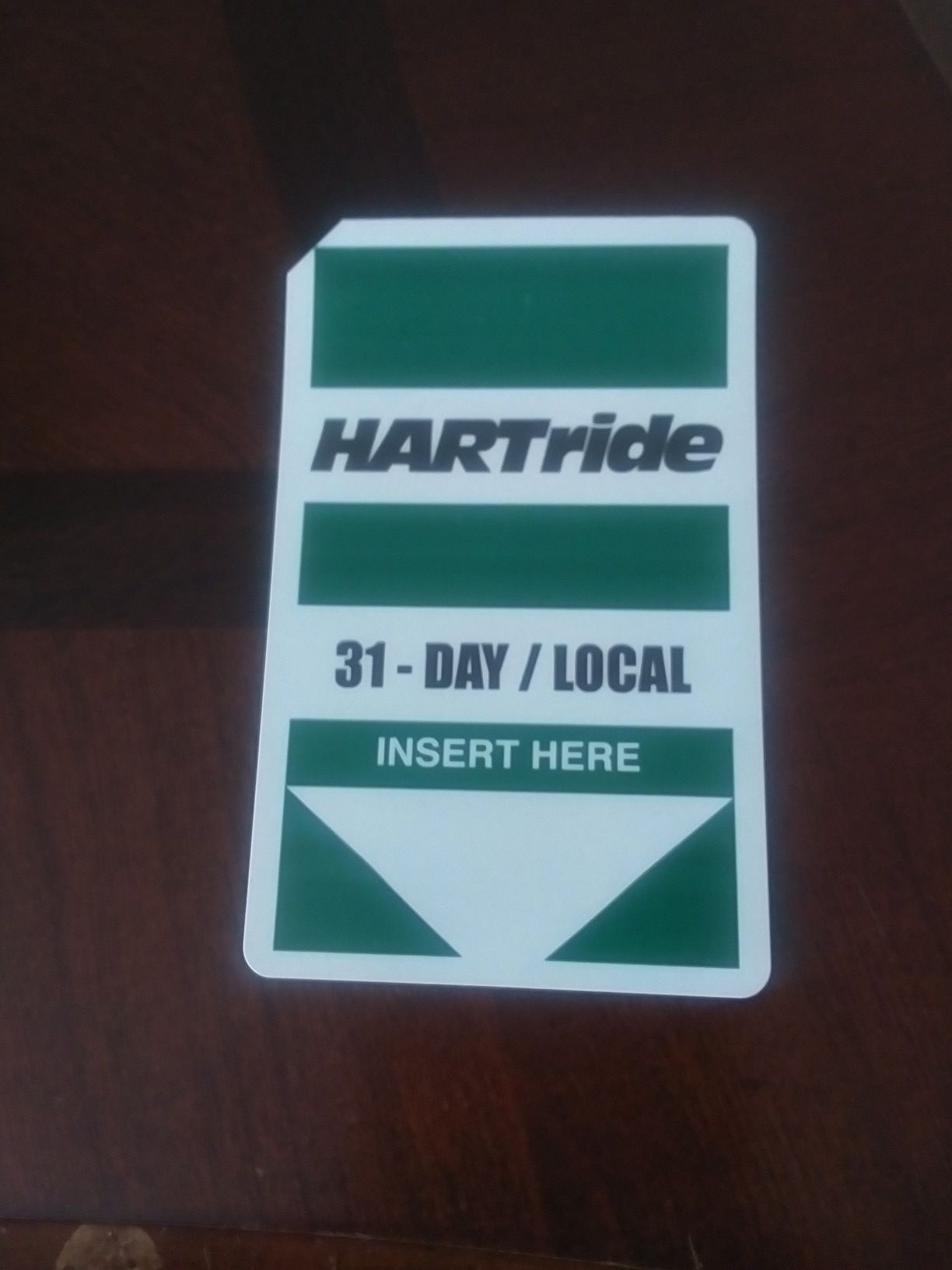 Hart 31 day Bus Pass