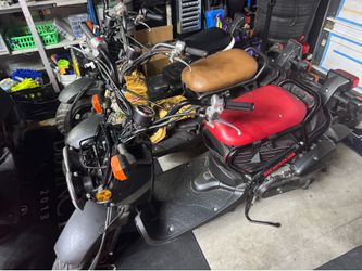 Honda Ruckus’s x3.