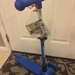 3wheel Blue Light Up Scooter 