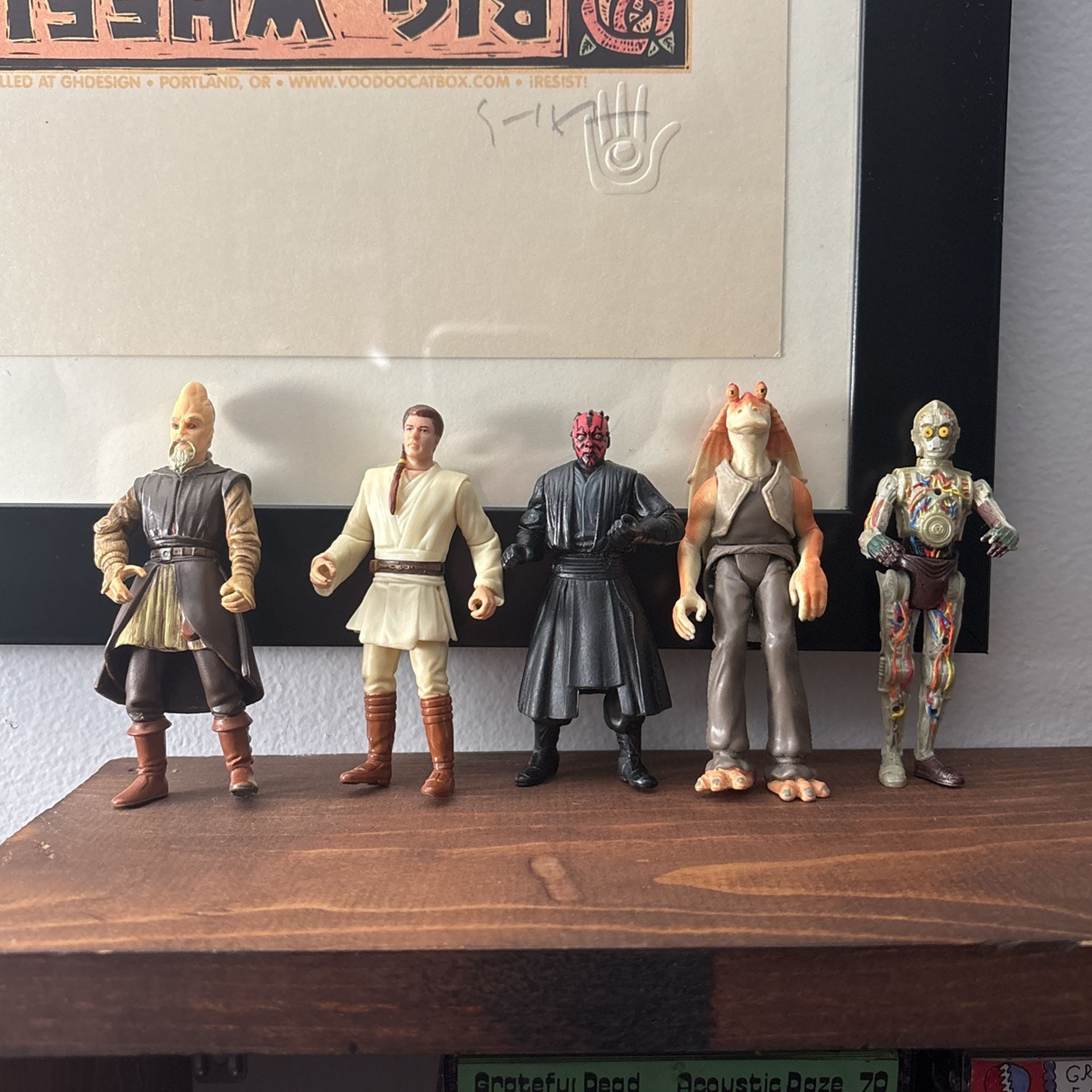 Star Wars Phantom Menace Figures Lot Of 5 Loose 