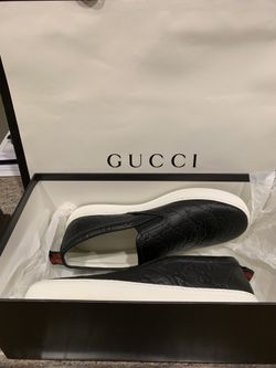 Authentic Gucci Guccismo slip on loafers brand new
