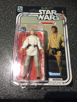 Luke Skywalker 6 Inch Action Figure, Star Wars The Black Series 40th Anniversary Star wars collectible figure