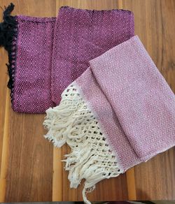 Cotton Shawl Zapotec design from Oaxaca