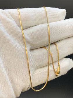 16" 18KT GOLD CHAIN #34599