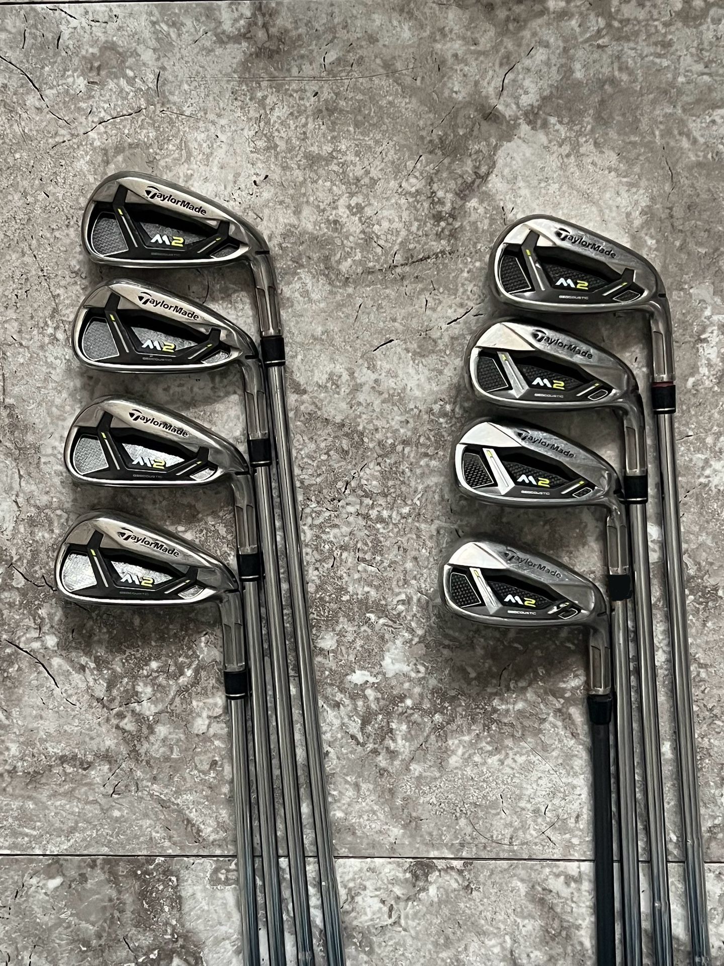 TaylorMade Burner Plus Irons 4-PW, AW 85g Uniflex Steel, Standard Length