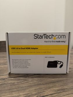 StarTech USB 3.0 Dual HDMI Adapter