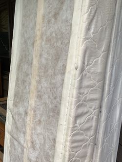 Queen Size Box spring 8” High . Set Up Is Split