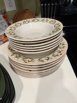 Ceramic Plate and Bowl Dish Set