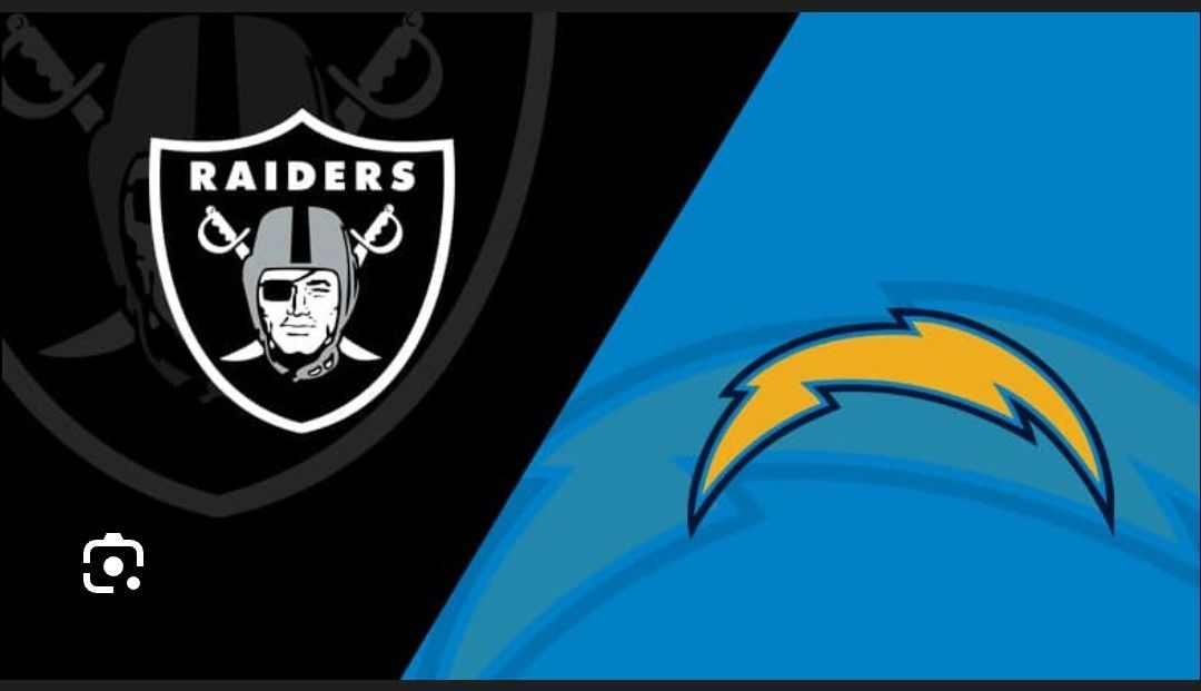 LV RAIDERS vs CHARGERS SUNDAY 11/30