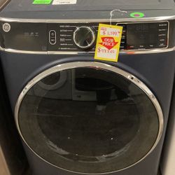 GE GFD85ESPNRS 7.8-cu ft Stackable Dryer V8S D