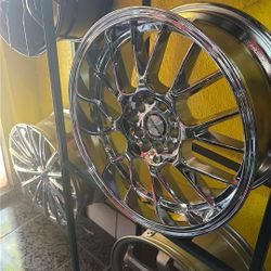 17” Chrome. “Crank “