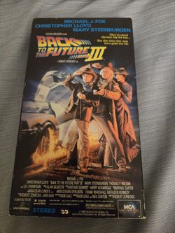 Back To The Future 3 VHS