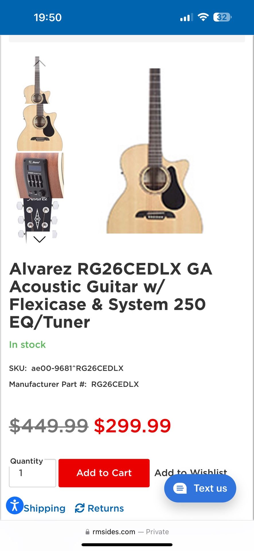 Alvarez Acoustic Guitar