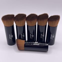 6 Pcs Stilnati Make Up Brush Travel Size Foundation Makeup Brushes, Shades Brushes, Liquid Foundation Brushes 