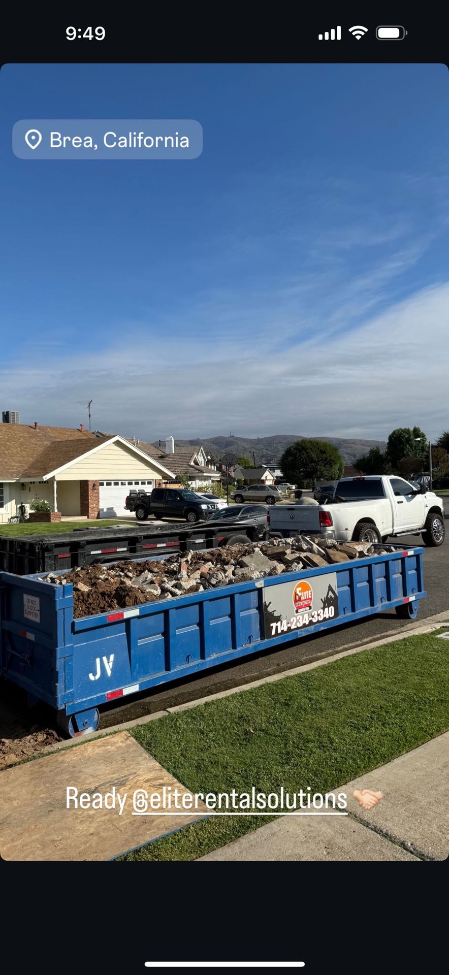 Dumpster Lowboy 