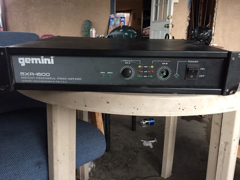 Gemini GXA-1600 $150 OBO Or Trade