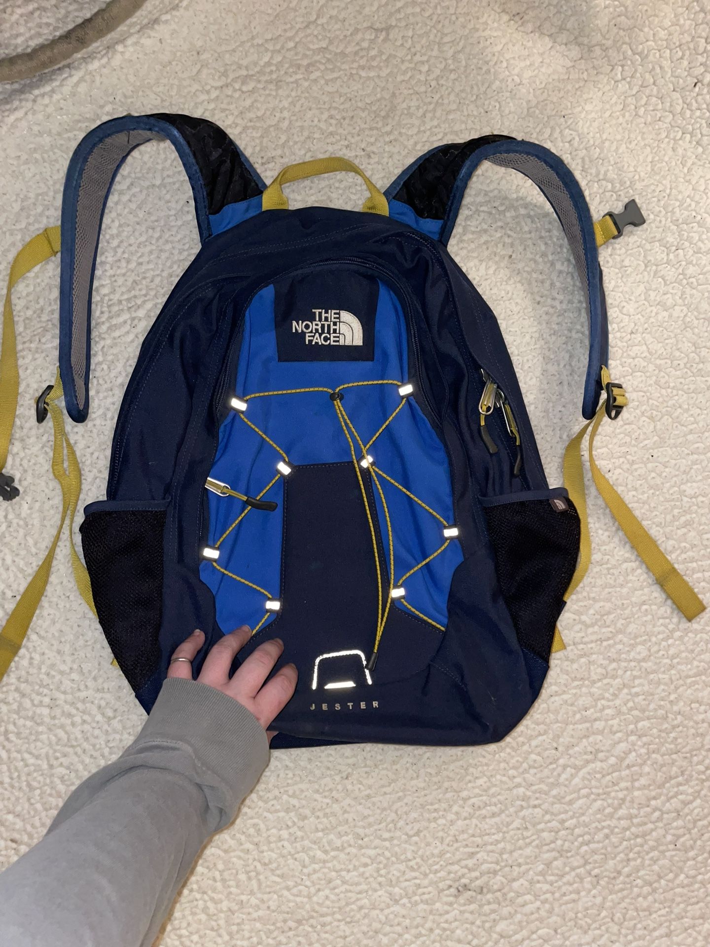North Face and Jansport backpacks 