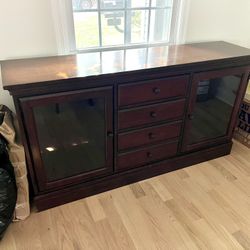 Pottery Barn Tucker Buffet – Mahogany Finish