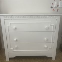 Girls white dresser