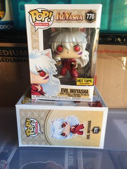 Evil Inuyasha Funko Pop Hot Topic Exclusive 🔥🔥
