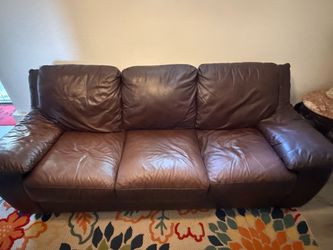 FREE leather sofa