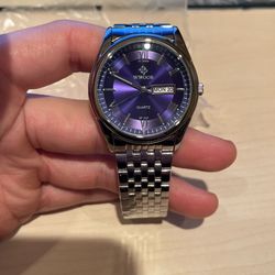Men’s Calendar Quarta steel waterproof Watch